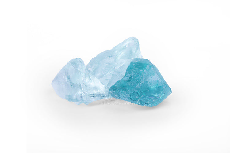 Glas Gabionensteine - Turquoise / Türkis - Körnung 50-120 mm