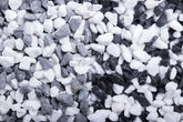 Edelsplitt - Mixed PANDA - Schneeweiß und Blackstone