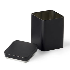 Teedose "schwarz" - matt, mit Stülpdeckel - 100g