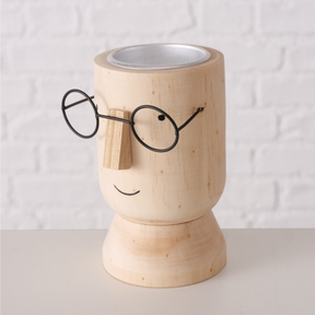 Teelichthalter Nerdy Deko - Kiefernholz - 2er Set