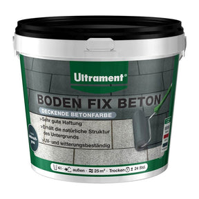 Ultrament - Boden Fix Beton - anthrazitgrau - 4 Liter