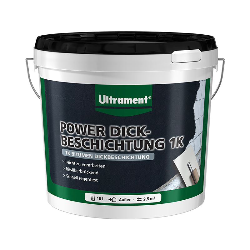 Ultrament - Power Dickbeschichtung 1K - Bitumenabdichtung