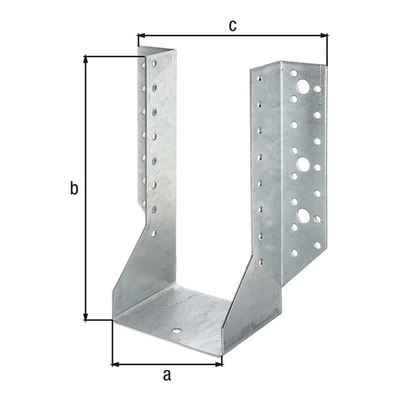 Balkenschuh Typ A 100 x 200 mm sendzimirverzinkt – 2 mm Stahl, CE nach ETA-08/0171