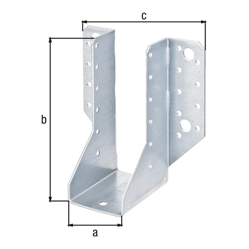 Balkenschuh Typ A 50 x 135 mm sendzimirverzinkt – 2 mm Stahl, CE nach ETA-08/0171