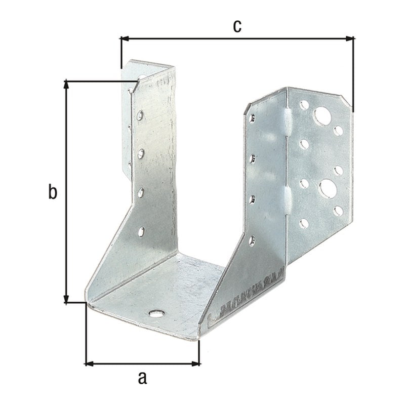 Balkenschuh Typ A 60 x 100 mm sendzimirverzinkt – 2 mm Stahl, CE nach ETA-08/0171