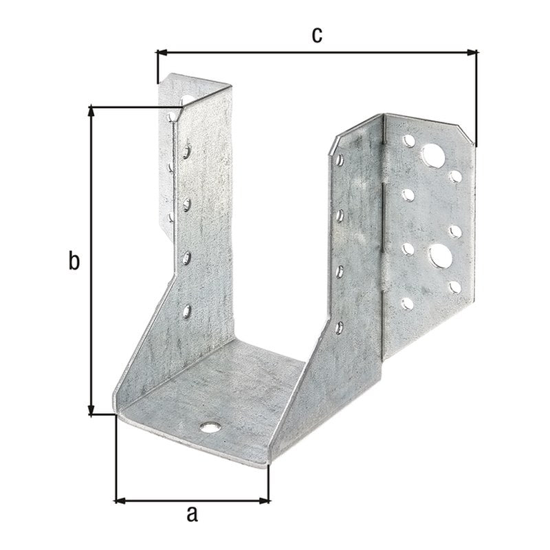 Balkenschuh Typ A 60 x 100 mm sendzimirverzinkt – 2 mm Stahl, CE nach ETA-08/0171