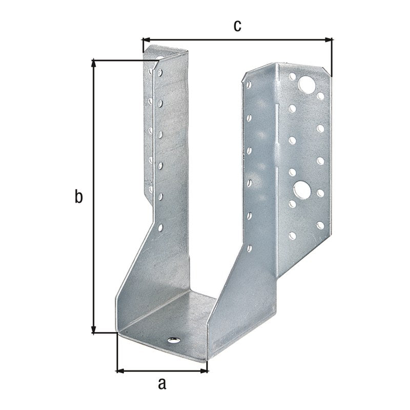 Balkenschuh Typ A 60 x 160 mm sendzimirverzinkt – 2 mm Stahl, CE nach ETA-08/0171