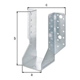 Balkenschuh Typ A 64 x 158 mm sendzimirverzinkt – 2 mm Stahl, CE nach ETA-08/0171