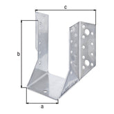 Balkenschuh Typ A 80 x 120 mm Edelstahl – 2 mm stark, CE nach ETA-08/0171