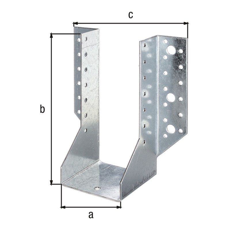Balkenschuh Typ A 80 x 180 mm sendzimirverzinkt – 2 mm Stahl, CE nach ETA-08/0171