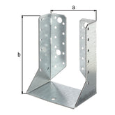 Balkenschuh Typ B 100 x 140 mm sendzimirverzinkt – 2 mm Stahl, CE nach ETA-08/0171