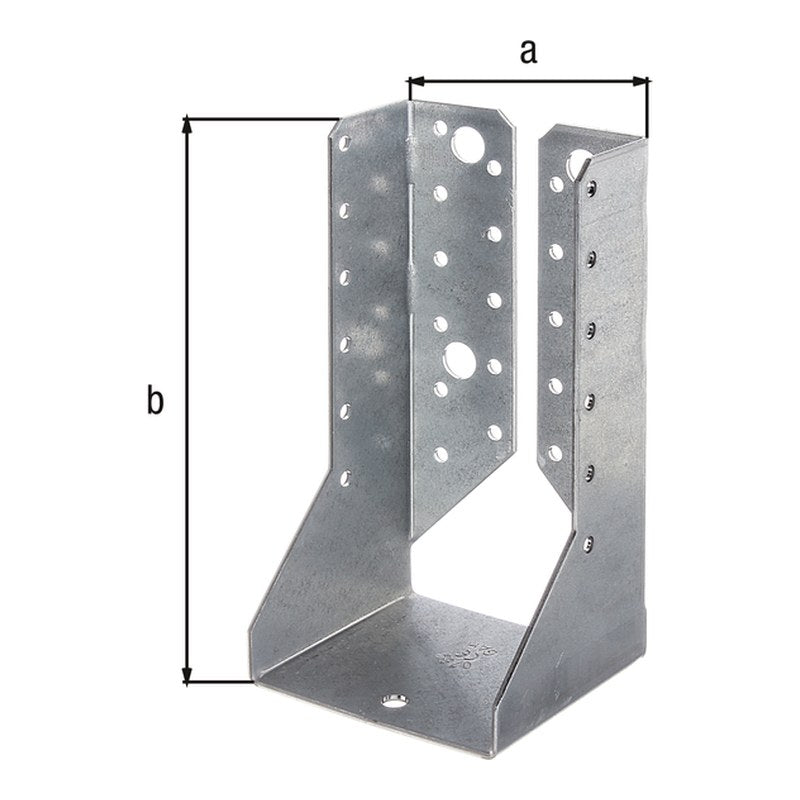 Balkenschuh Typ B 76 x 152 mm sendzimirverzinkt – 2 mm Stahl, CE nach ETA-08/0171