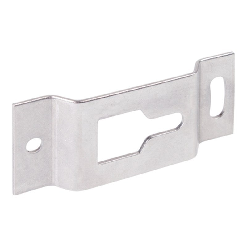 Befestigungsblech für Fensterläden 75 x 32 mm Edelstahl – für die Hauswand