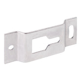 Befestigungsblech für Fensterläden 75 x 32 mm Edelstahl – für die Hauswand