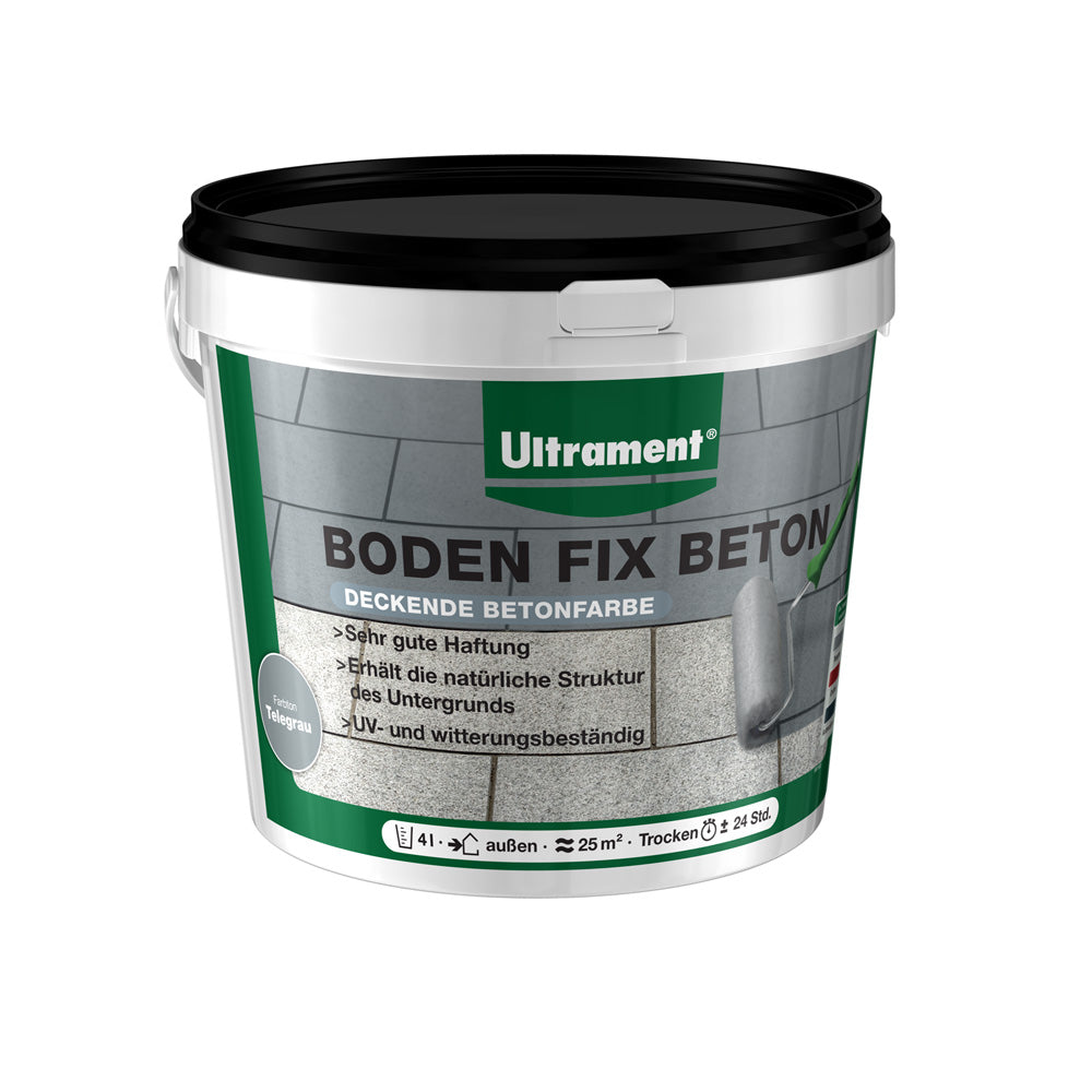 Ultrament - Beton Frisch (Boden Fix Beton) - 4 Liter