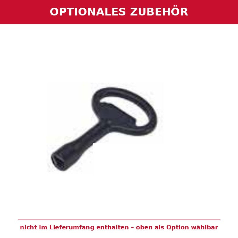 Optionales Zubehör, nicht im Lieferumfang: Dreikantschlüssel schwarz für Primus CSWP Rainproof – als Option wählbar