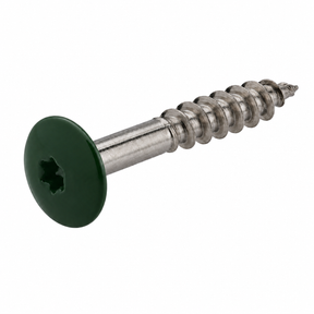 Fassadenschraube A2 4,8 x 38 mm – farbiger Schraubenkopf