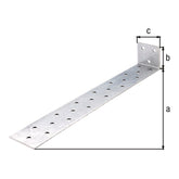 Flachstahl-Betonanker 285 x 40 x 40 mm sendzimirverzinkt – zum Einbetonieren, CE nach ETA-08/0165
