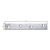 Flachverbinder 100 x 15 mm Edelstahl – Materialstärke 1,75 mm