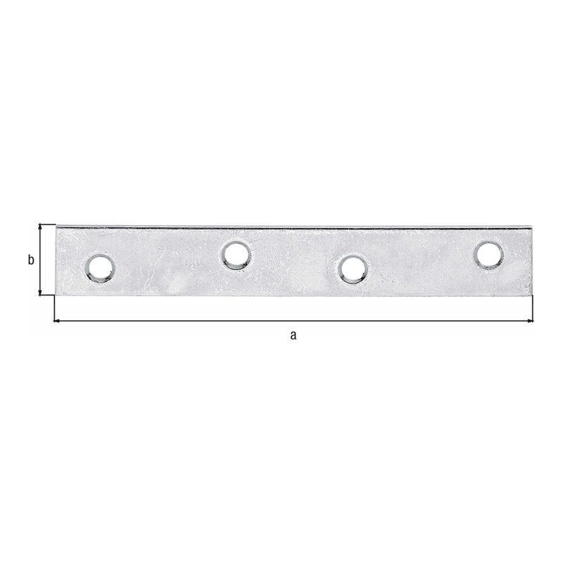 Flachverbinder 100 x 15 mm sendzimirverzinkt – Materialstärke 1,75 mm