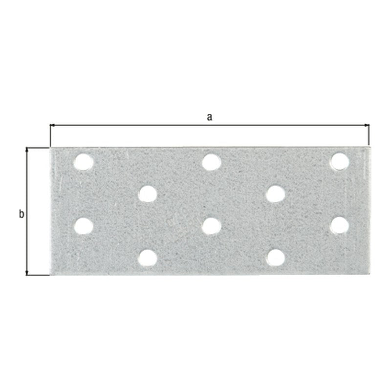 Flachverbinder 100 x 40 mm sendzimirverzinkt – 2 mm Stahl, CE nach EN 14545