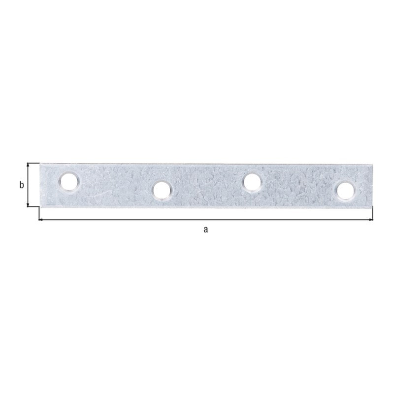 Flachverbinder 120 x 16 mm sendzimirverzinkt – Materialstärke 1,75 mm
