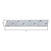 Flachverbinder 170 x 30 mm sendzimirverzinkt – 3 mm Stahl