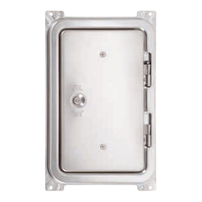 Kamintür für BlowerDoor 146 x 276 mm mit Schieberahmen, Upmann
