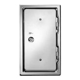 Kamintür K 10.24 100 x 240 mm mit Vierkantverschluss, Upmann