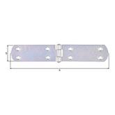 Kistenband 195 x 35 mm verzinkt – Materialstärke 2,0 mm, mit vernietetem Stift