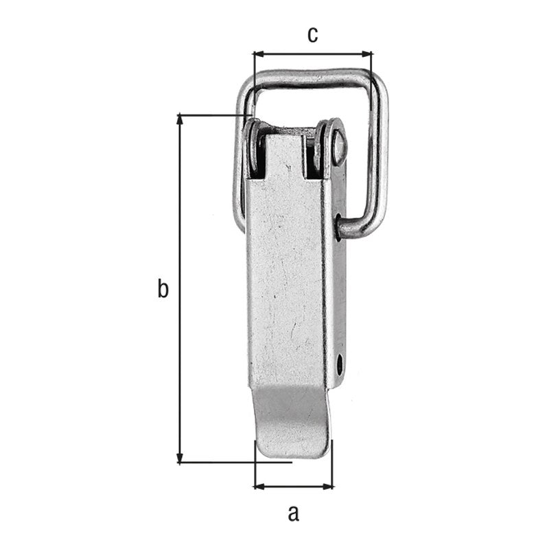 Kistenverschluss ohne Schließhaken 94 mm Edelstahl – Breite 20 mm