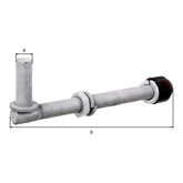 Kloben zum Durchschrauben Ø 16 mm M16/190 feuerverzinkt – verstellbar