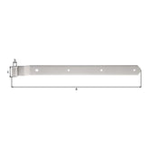 Ladenband gekröpft 500 mm Edelstahl – Rolle Ø 13 mm, abgerundet, ohne Kloben