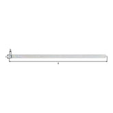 Ladenband gerade 1182 mm verzinkt – Rolle Ø 20 mm, abgerundet, ohne Kloben