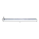 Ladenband gerade 700 mm verzinkt – Rolle Ø 13 mm, abgerundet, ohne Kloben