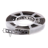 Lochband 17 mm x 10 m Edelstahl – Lochung Ø 7 mm, Lochabstand 12 mm