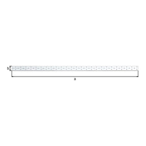 Lochplattenstreifen 1000 x 40 mm sendzimirverzinkt – Stärke 2,0 mm, CE nach EN 14545