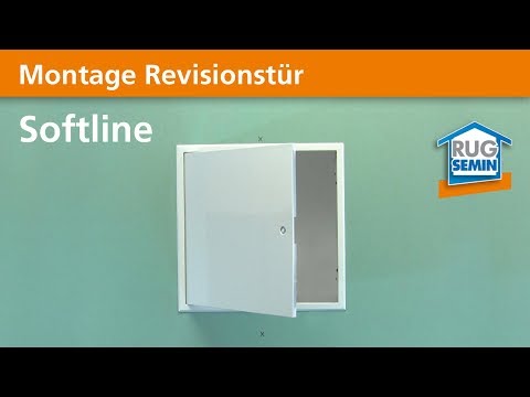 Softline Revisionstür - weiß beschichtet