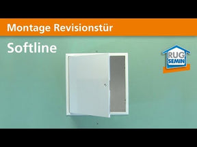 Softline Pro Feuerwehr-Schloss Revisionstür rot