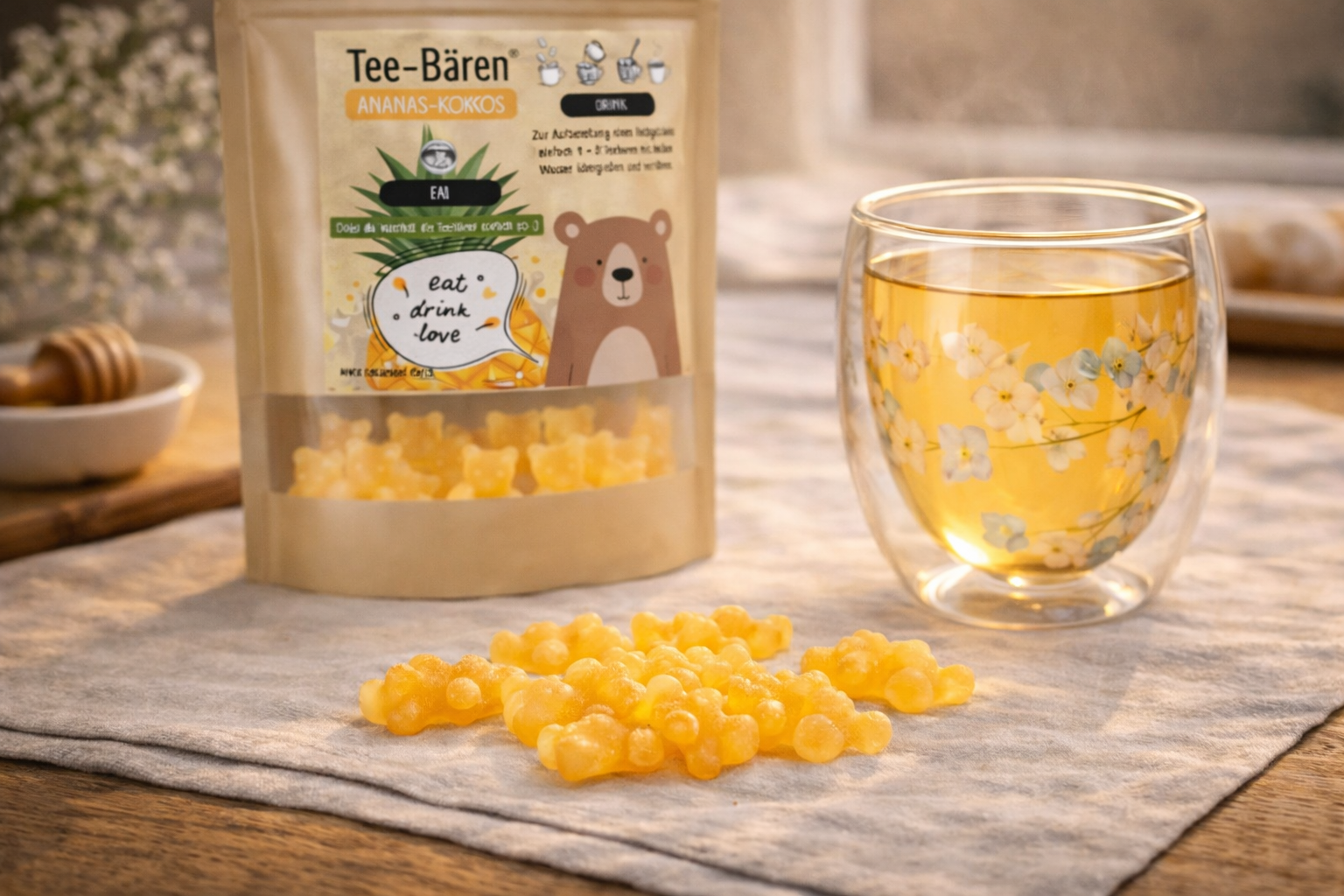 Tee-Bären® Piña Colada (Ananas-Kokos)