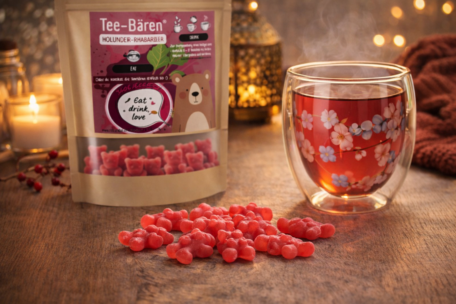 Tee-Bären® Holunder-Rhabarber