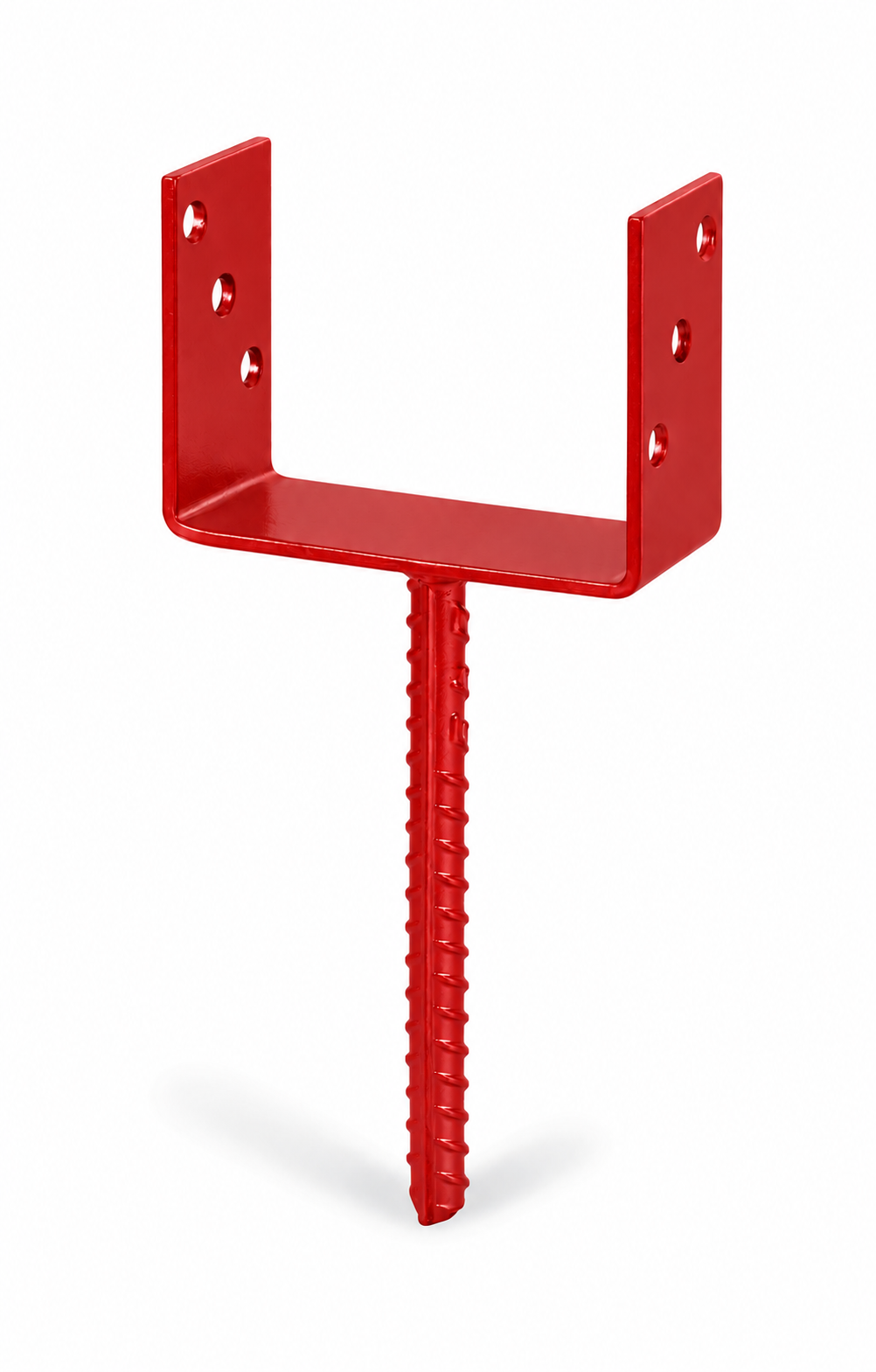 U-Pfostenträger Typ 327 mit Riffelstahl – 141 × 104 mm – feuerverzinkt – zum Einbetonieren