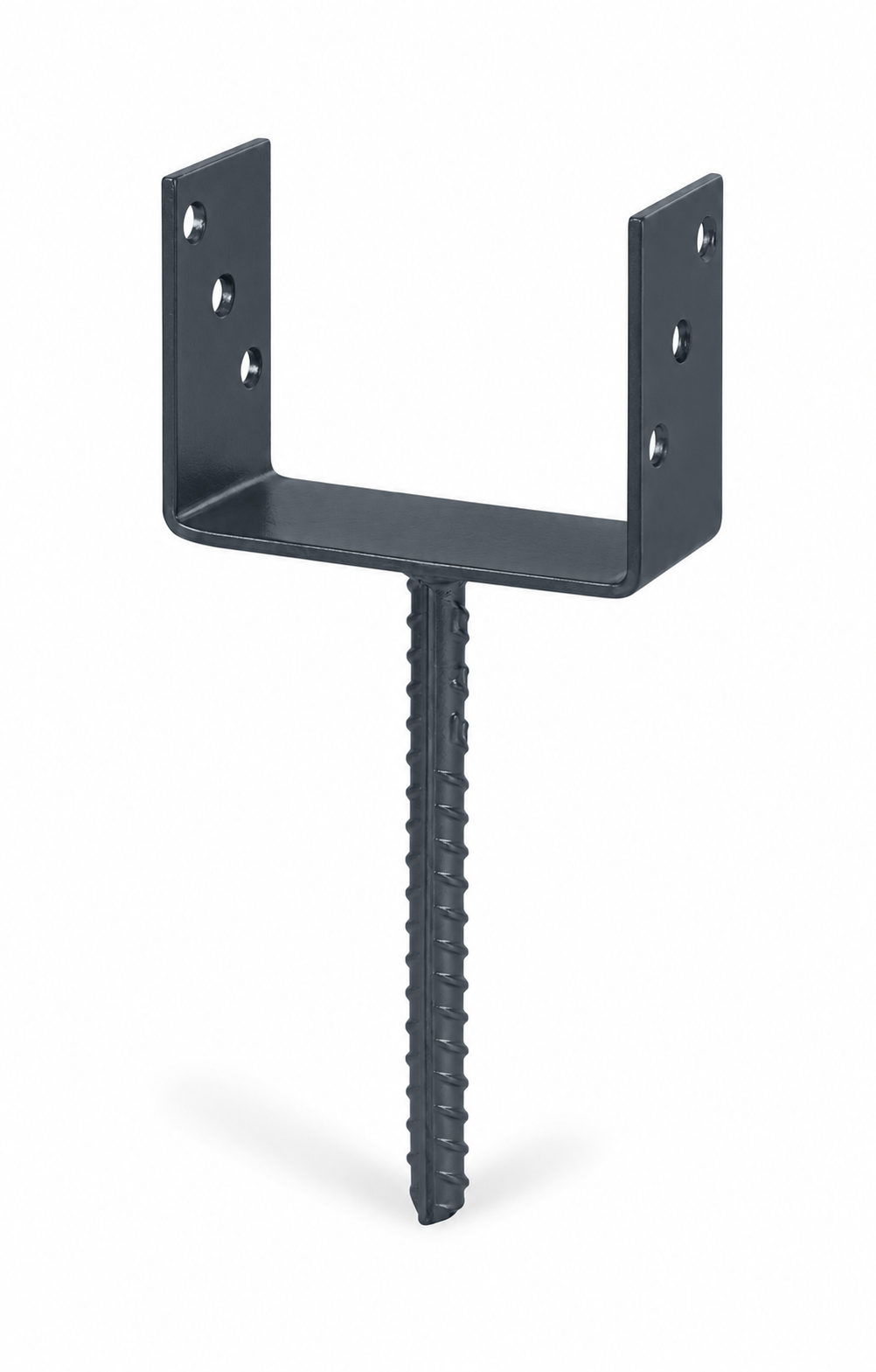 U-Pfostenträger Typ 327 mit Riffelstahl – 141 × 104 mm – feuerverzinkt – zum Einbetonieren