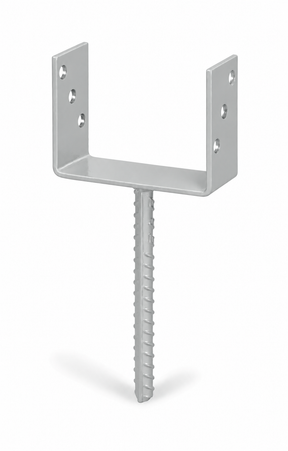 U-Pfostenträger Typ 327 mit Riffelstahl – 141 × 104 mm – feuerverzinkt – zum Einbetonieren