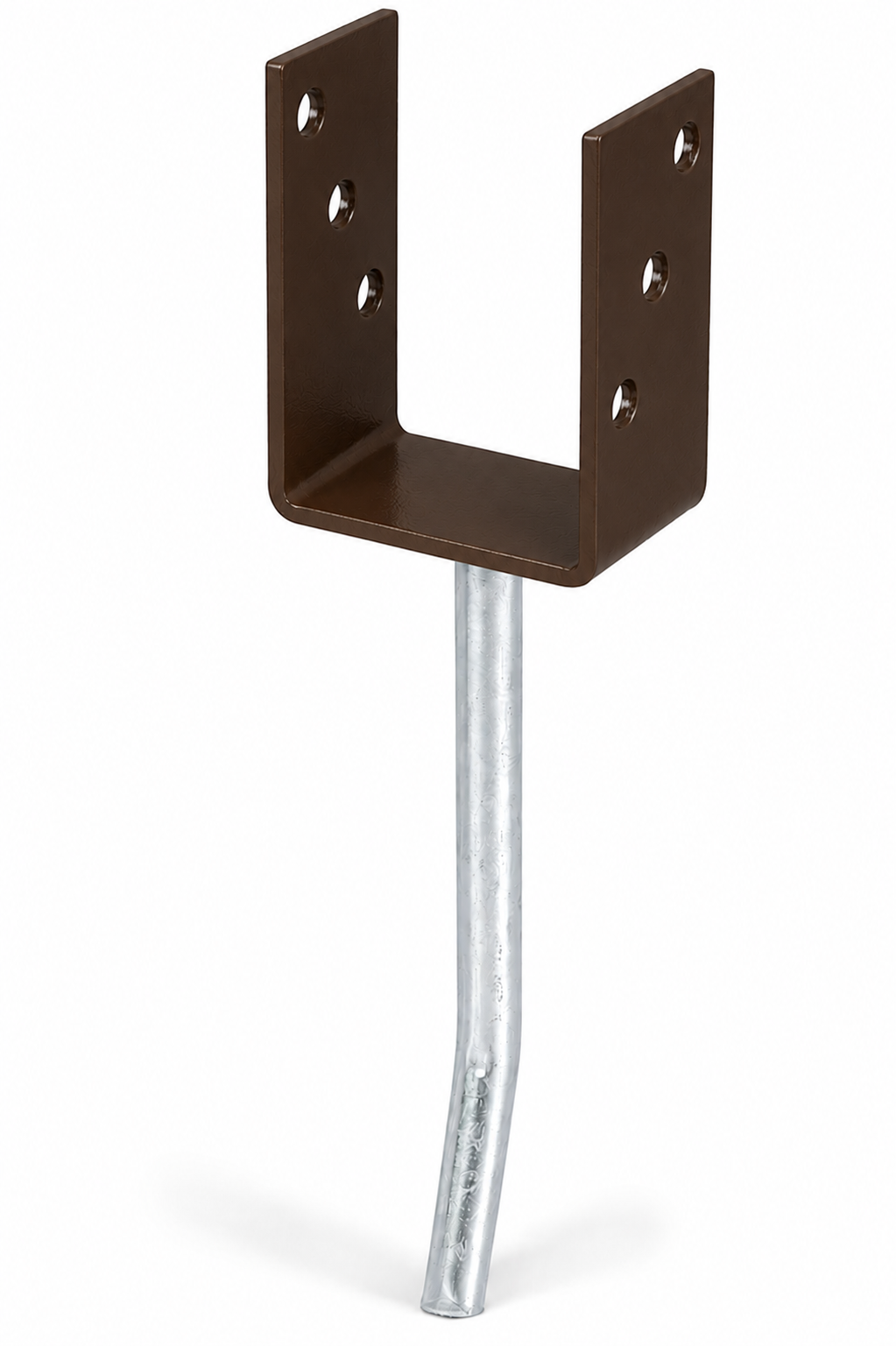 U-Pfostenträger/Rundstahl Typ367 feuerverzinkt zum Einbetonieren 101x104mm