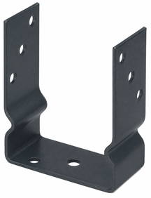 U-Pfostenträger Typ451 feuerverzinkt zum Aufschrauben 101x150mm