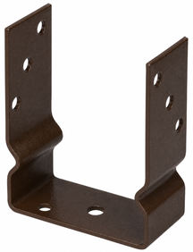 U-Pfostenträger Typ451 feuerverzinkt zum Aufschrauben 101x150mm