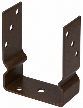U-Pfostenträger Typ451 feuerverzinkt zum Aufschrauben 101x150mm