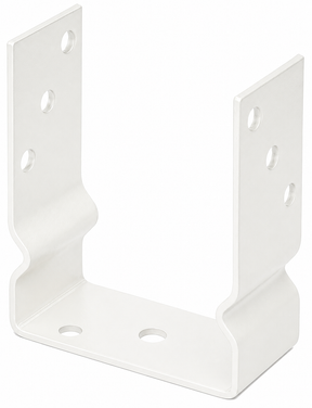 U-Pfostenträger Typ451 feuerverzinkt zum Aufschrauben 101x150mm