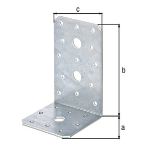 Winkelverbinder 100 x 60 x 60 mm sendzimirverzinkt – CE nach ETA-08/0165, 2,50 mm stark